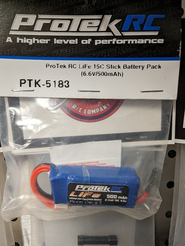 PTK-5183 500mah 2s LiFe stick pack