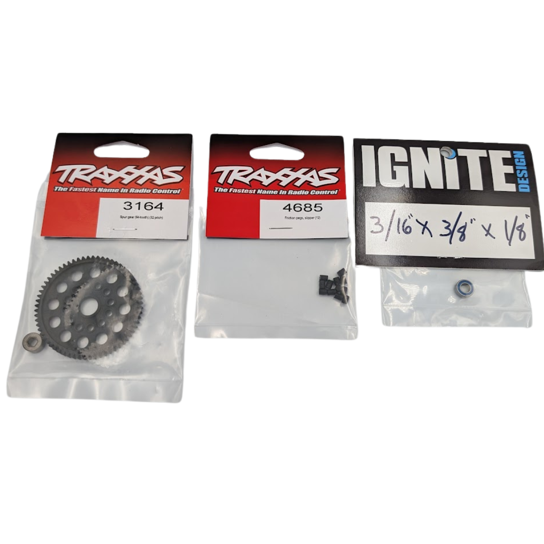Traxxas Spur Gear Kit for AE and TLR nitro conversions