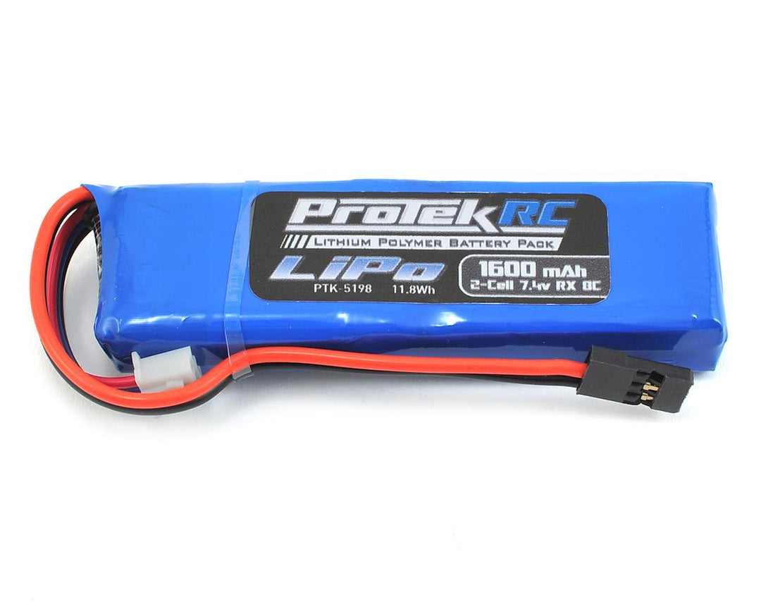 ProTek RC Lightweight LiPo Receiver Battery Pack (7.4V/1600mAh)