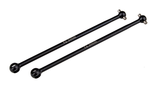 RC10T6.2 LONG Rear CVA Bones, 92.5mm (for wide C and D block)